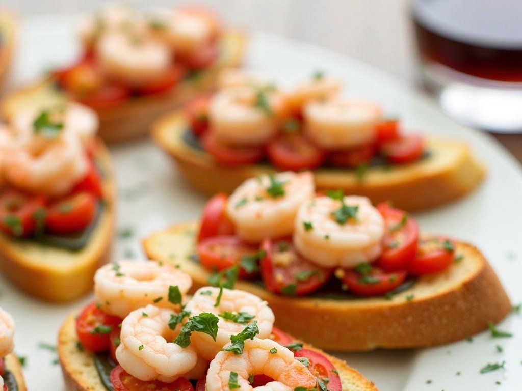 Bruschetta ai Gamberi