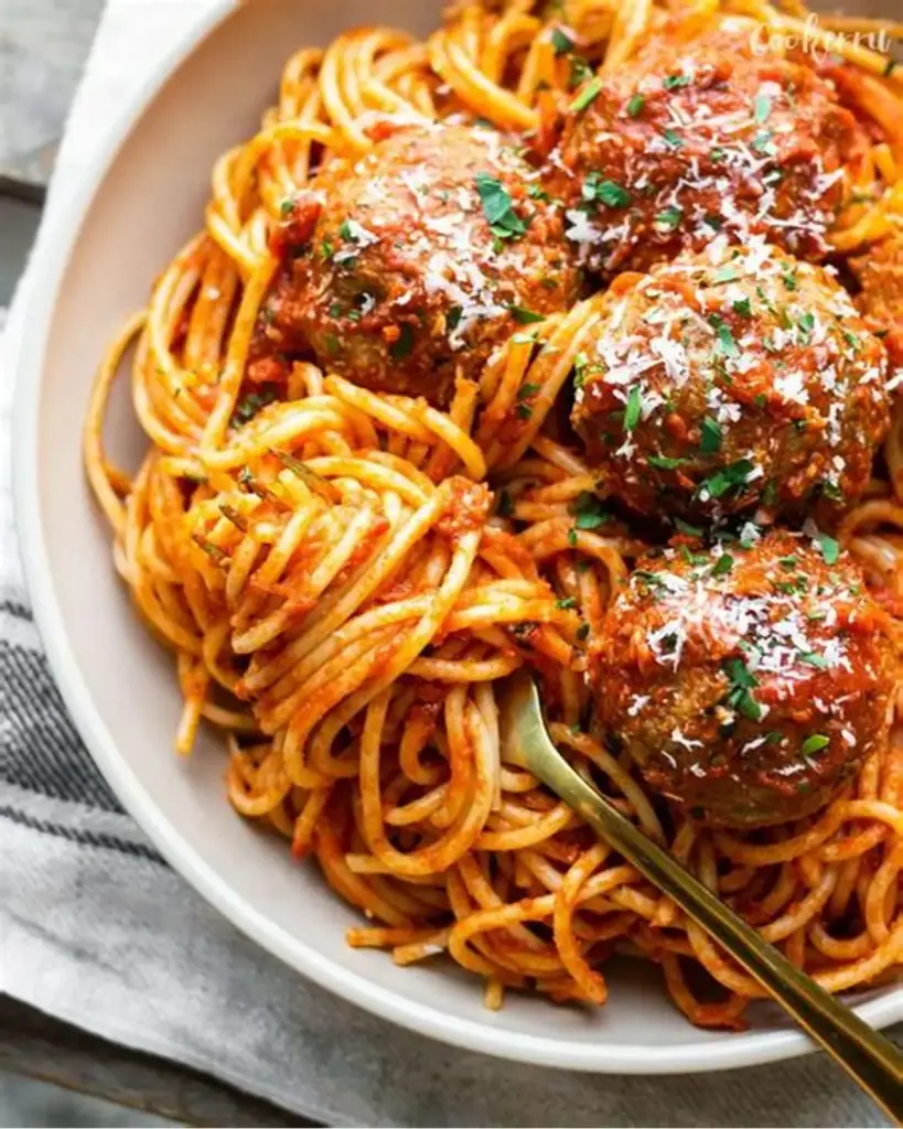 Spaghetti Meatballs